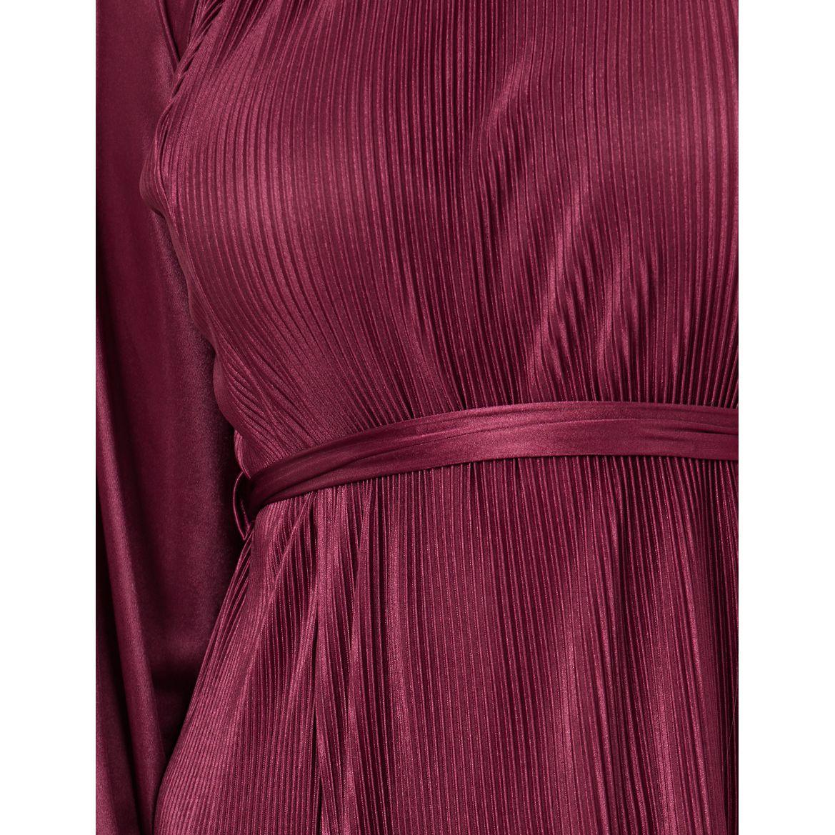 Styli Plus Plisse Maxi Dress with Tie Belt-women-clothing-dresses-image-4