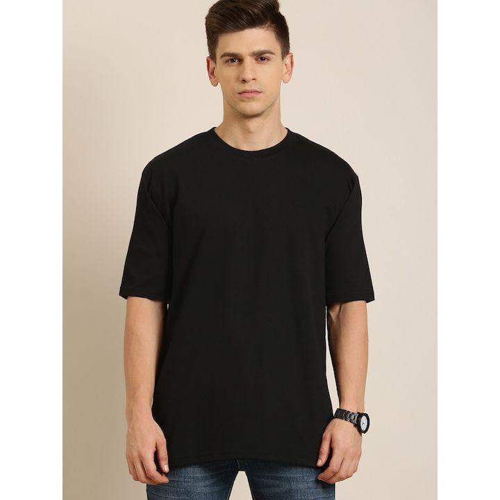 تيشيرت سادة بقصة واسعة ديلينجر × ستايلي-men-clothing-tshirtsandpolos-tshirts-image-1