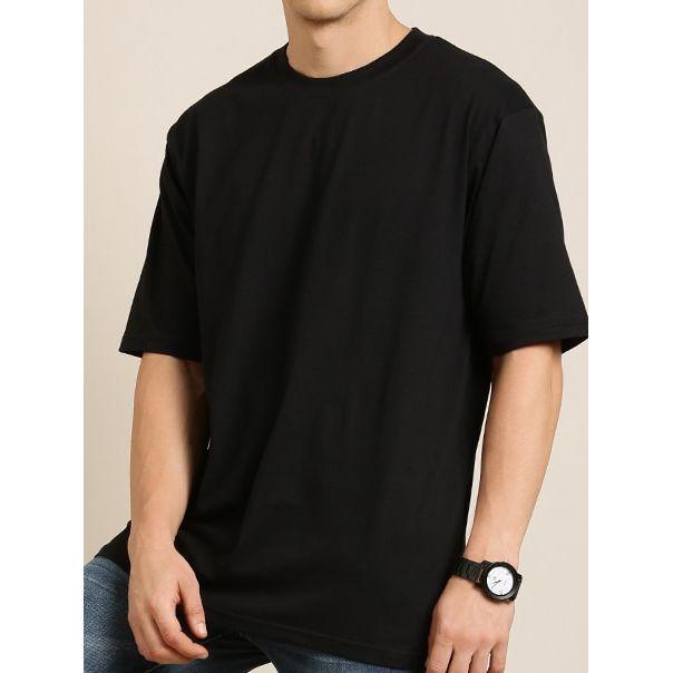 Dillinger X Styli Solid Oversized Cotton T-Shirt-men-clothing-tshirtsandpolos-tshirts-image-2