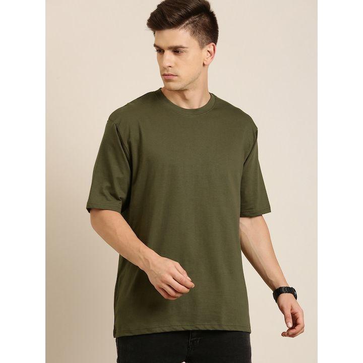 تيشيرت سادة بقصة واسعة ديلينجر × ستايلي-men-clothing-tshirtsandpolos-tshirts-image-4