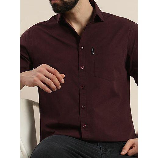قميص سادة بياقة كلاسيكية ديلينجر × ستايلي-men-clothing-shirts-image-2