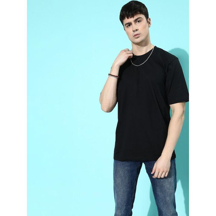 تيشيرت واسع مطبع بطبعة جرافيك ديلينجر × ستايلي-men-clothing-tshirtsandpolos-tshirts-image-3