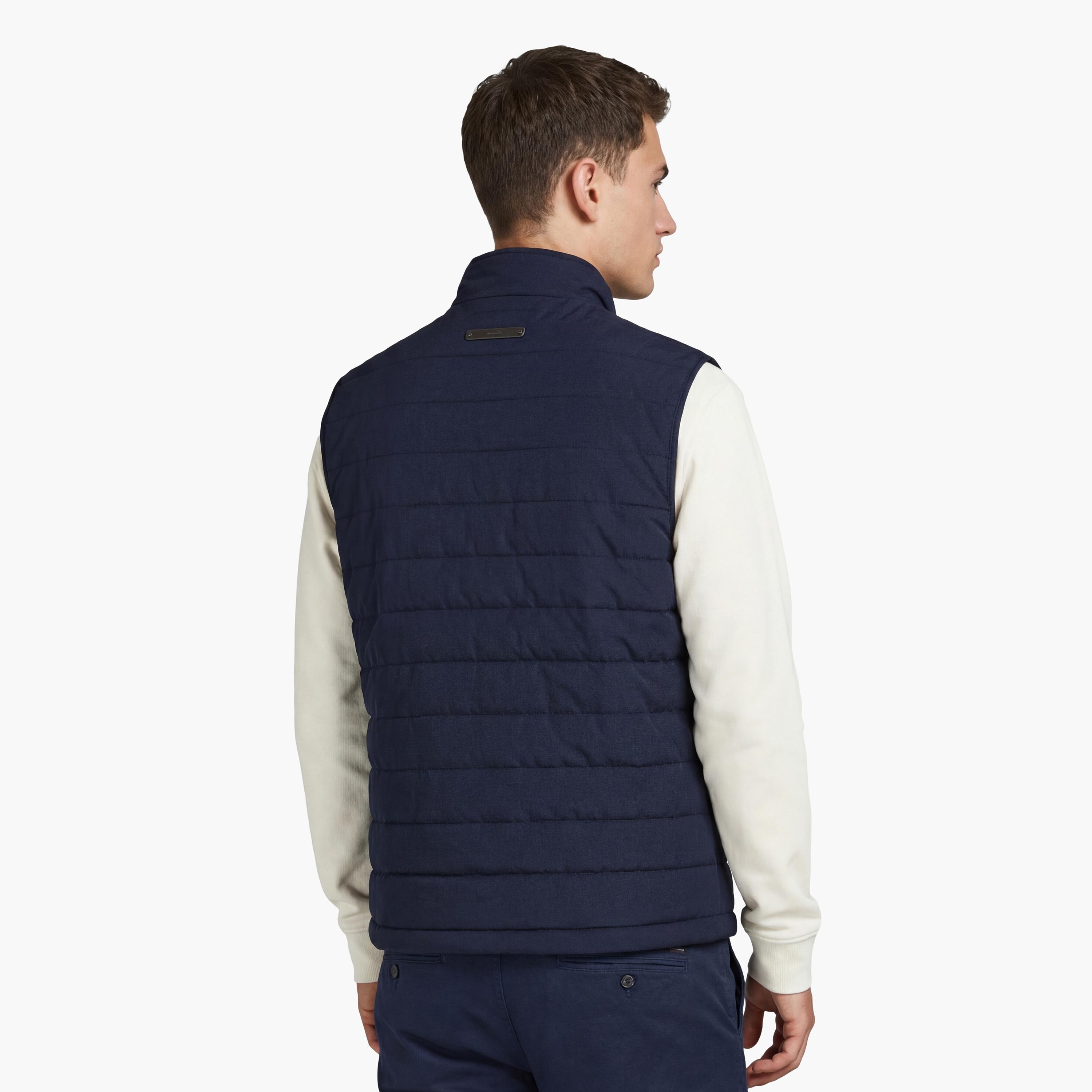 جاكيت "جيليه" رجالي سادة بدون أكمام وياقة مرتفعة من جانت-men-clothing-jacketsandblazers-jackets-image-4