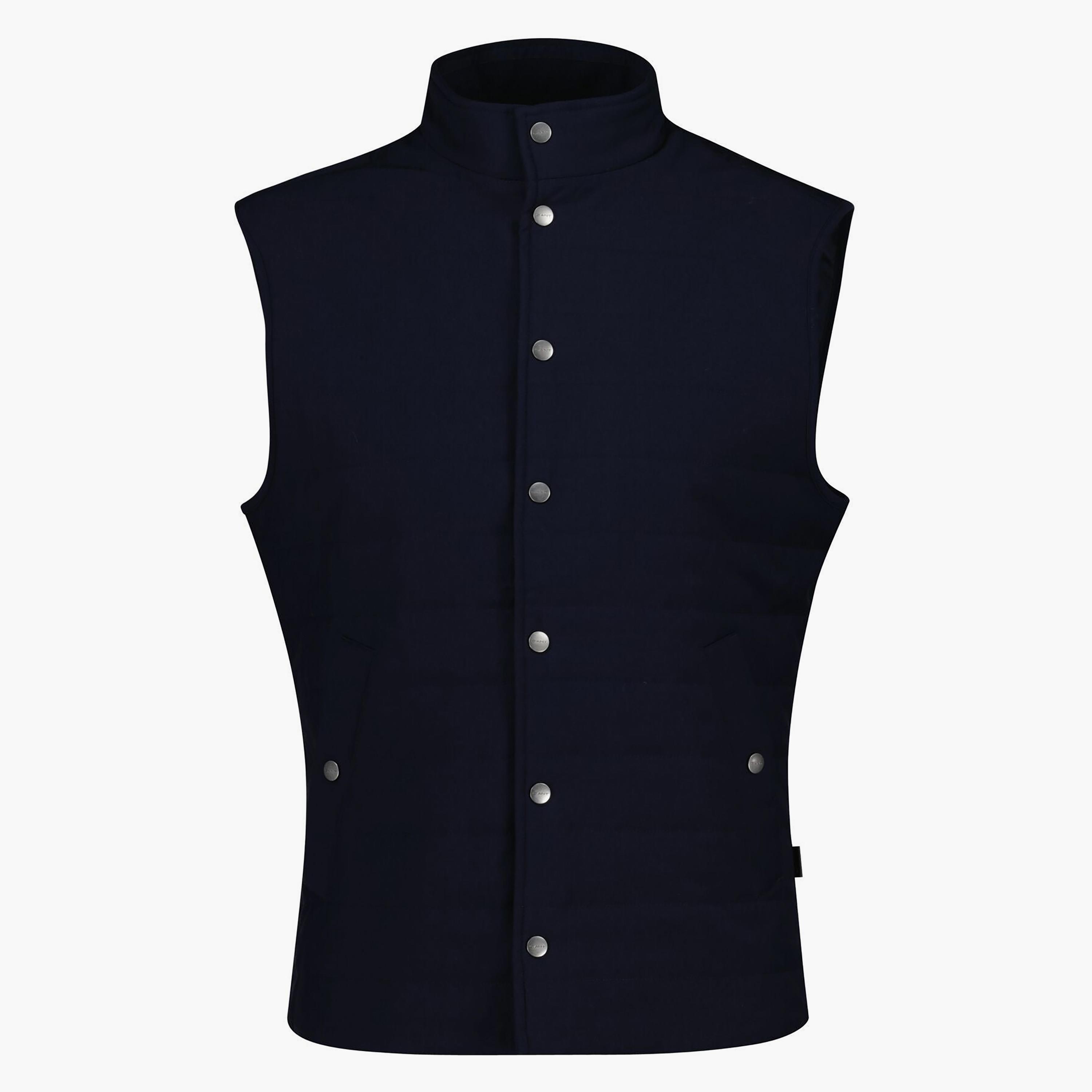 Gant Plain High Neck Sleeveless Men's Gilet Jacket-men-clothing-jacketsandblazers-jackets-image-5