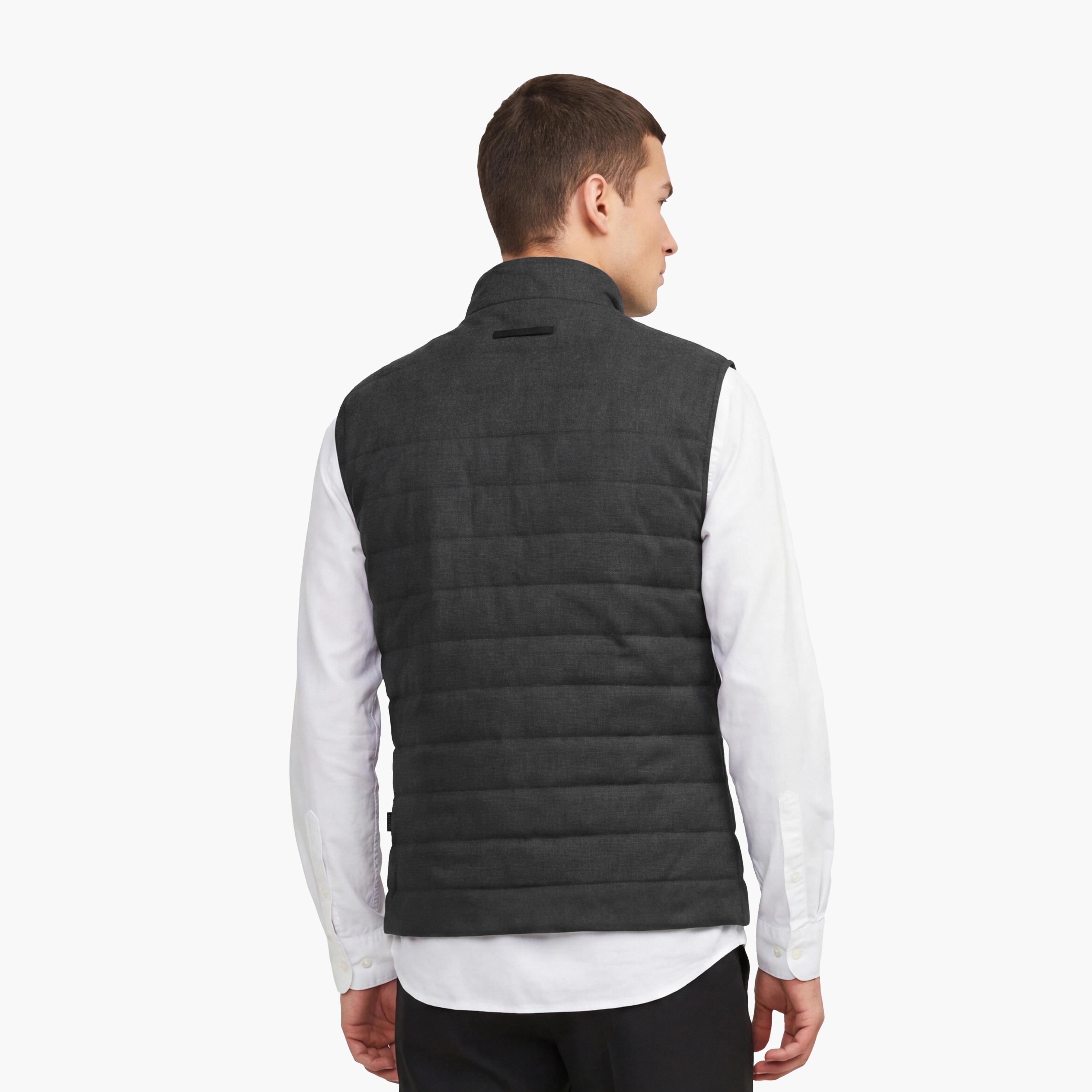 Gant Plain High Neck Sleeveless Men's Gilet Jacket-men-clothing-jacketsandblazers-jackets-image-4