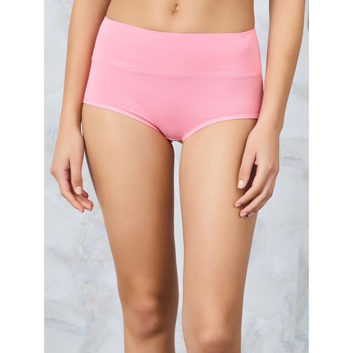 Styli Pack of 5 - Cotton Wide Waistband Solid Shorts-women-clothing-lingerie-panties-image-6