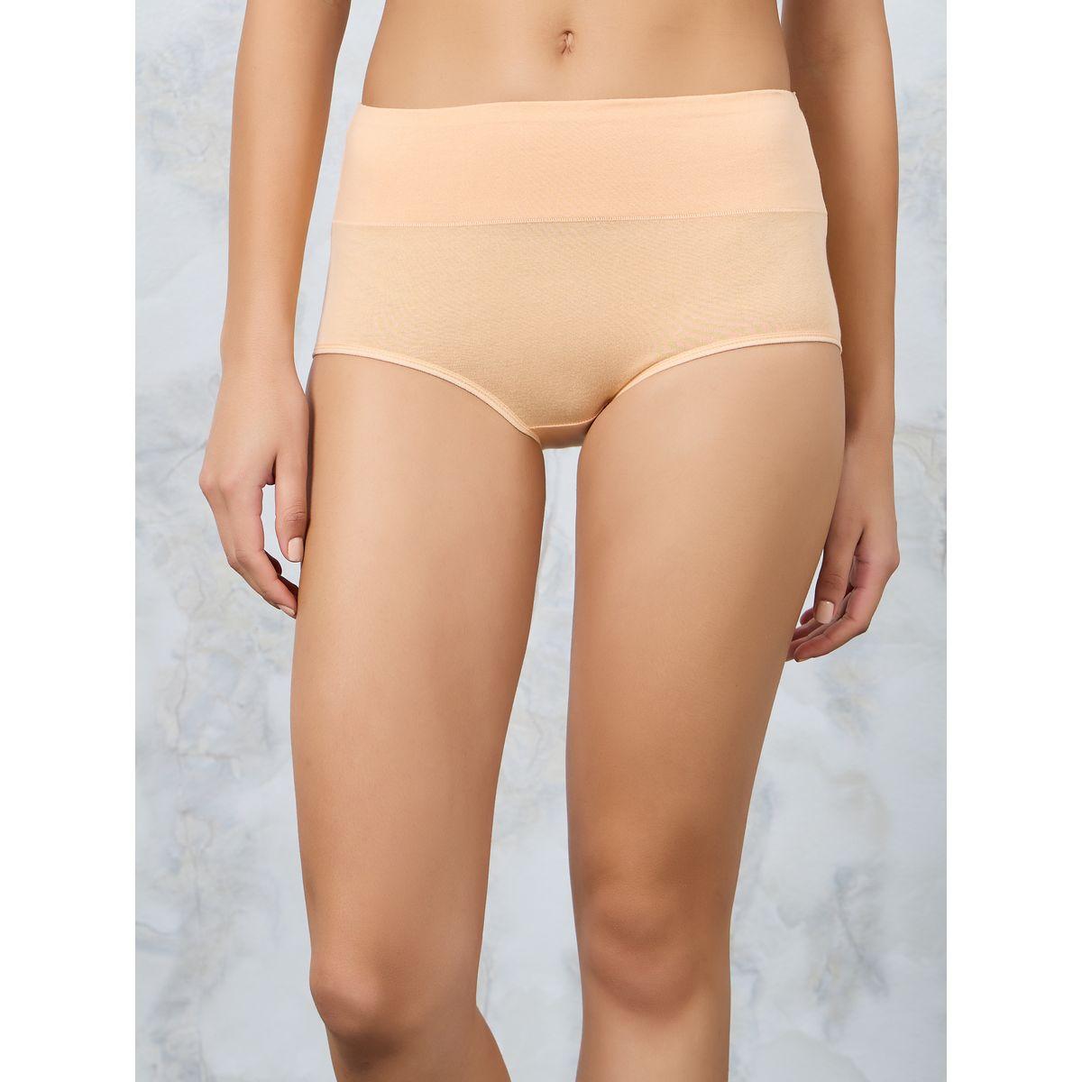 Styli Pack of 5 - Cotton Wide Waistband Solid Shorts-women-clothing-lingerie-panties-image-7