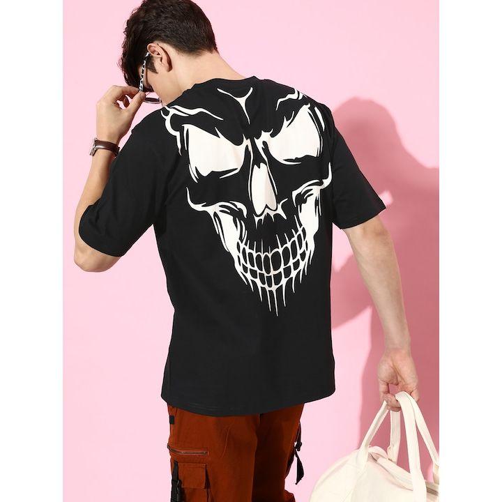 تيشيرت واسع مطبع بطبعة جرافيك ديفيرنس أوف أوبينيون × ستايلي-men-clothing-tshirtsandpolos-tshirts-image-2