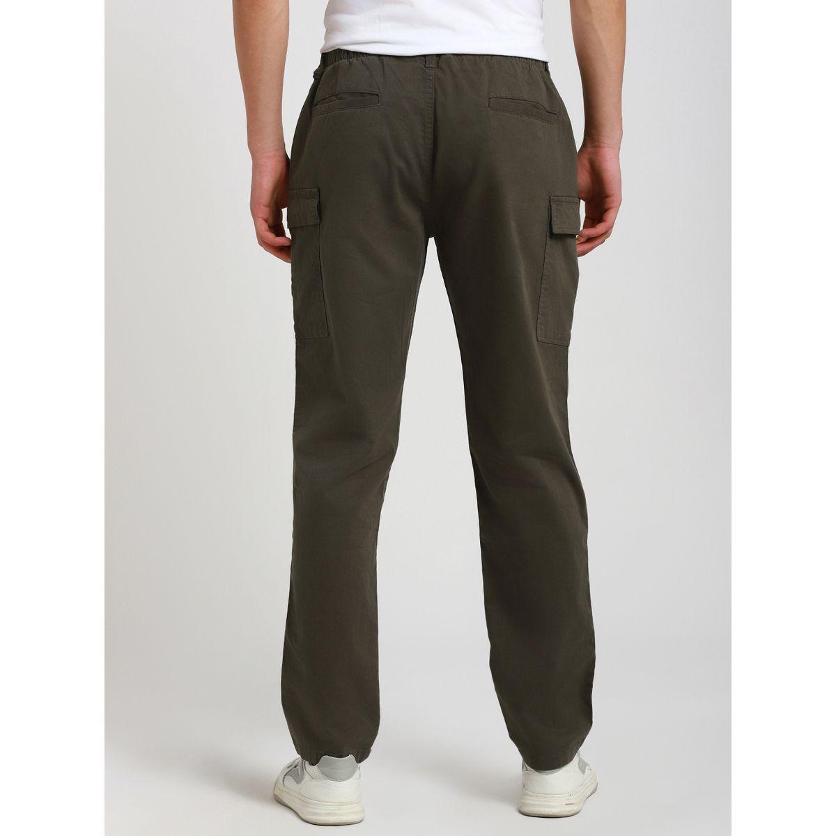 Solid Cargo Pants with Drawstring-men-clothing-bottoms-trousersandchinos-trousers-image-3