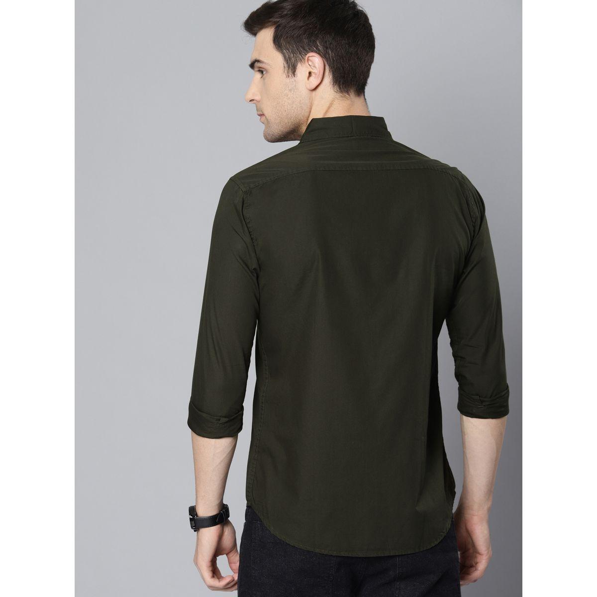 Dennis Lingo X Styli  Solid Slim Fit Casual Shirt-men-clothing-shirts-image-3