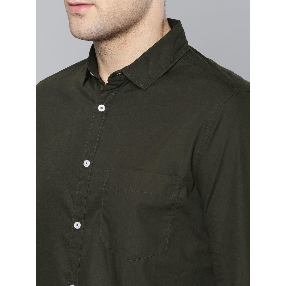 Dennis Lingo X Styli  Solid Slim Fit Casual Shirt-men-clothing-shirts-image-4