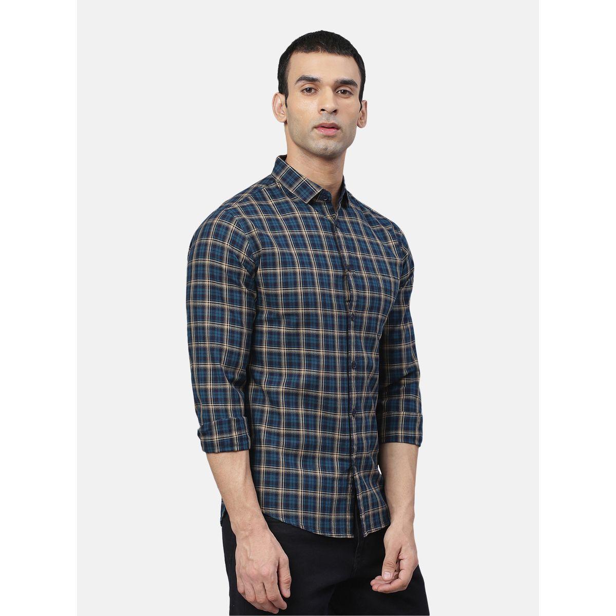 Dennis Lingo X Styli  Checked Print Slim Fit Casual Shirt-men-clothing-shirts-image-3