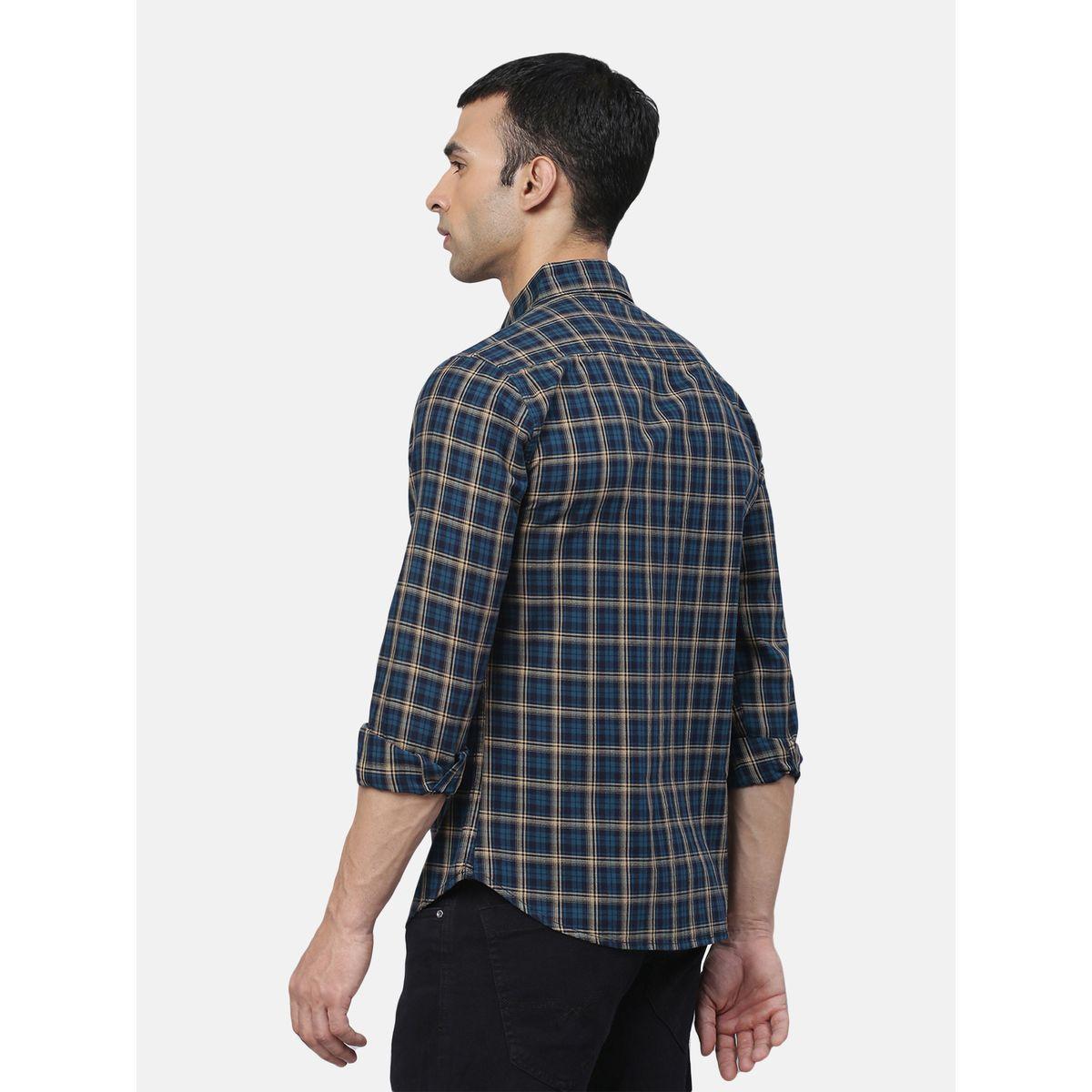 Dennis Lingo X Styli  Checked Print Slim Fit Casual Shirt-men-clothing-shirts-image-4