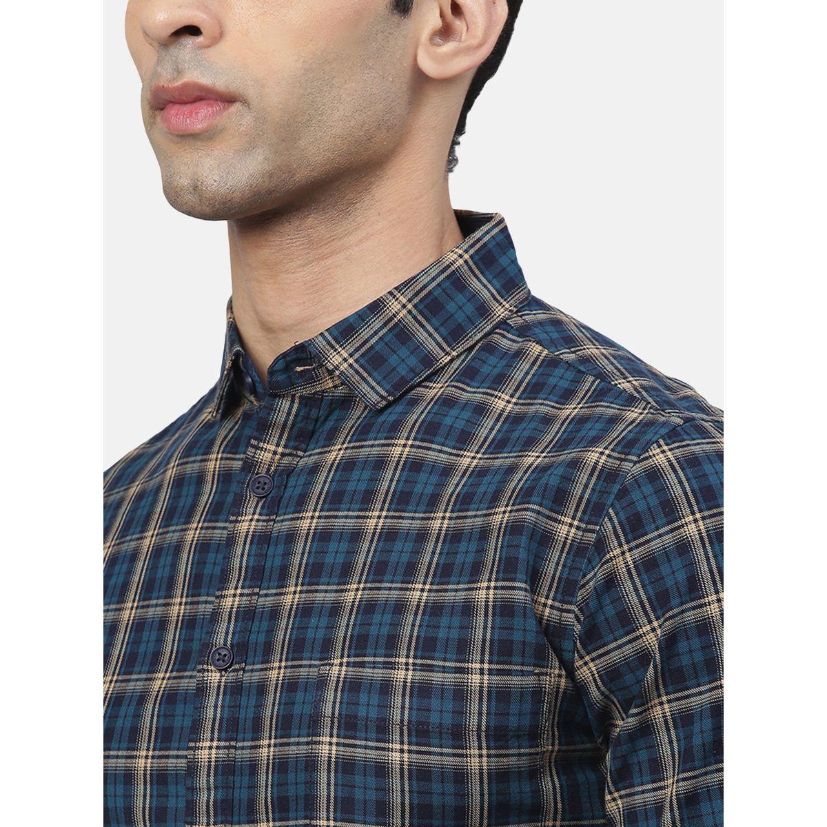 قميص كاروهات بقصة سليم فت دينيس لينجو × ستايلي-men-clothing-shirts-image-6