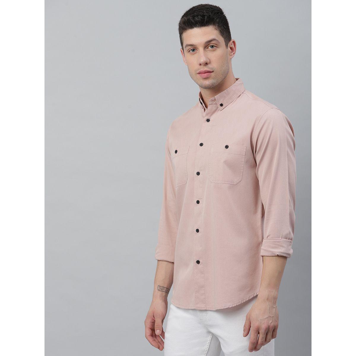 Dennis Lingo Solid Slim Fit Casual Shirt-men-clothing-shirts-image-2