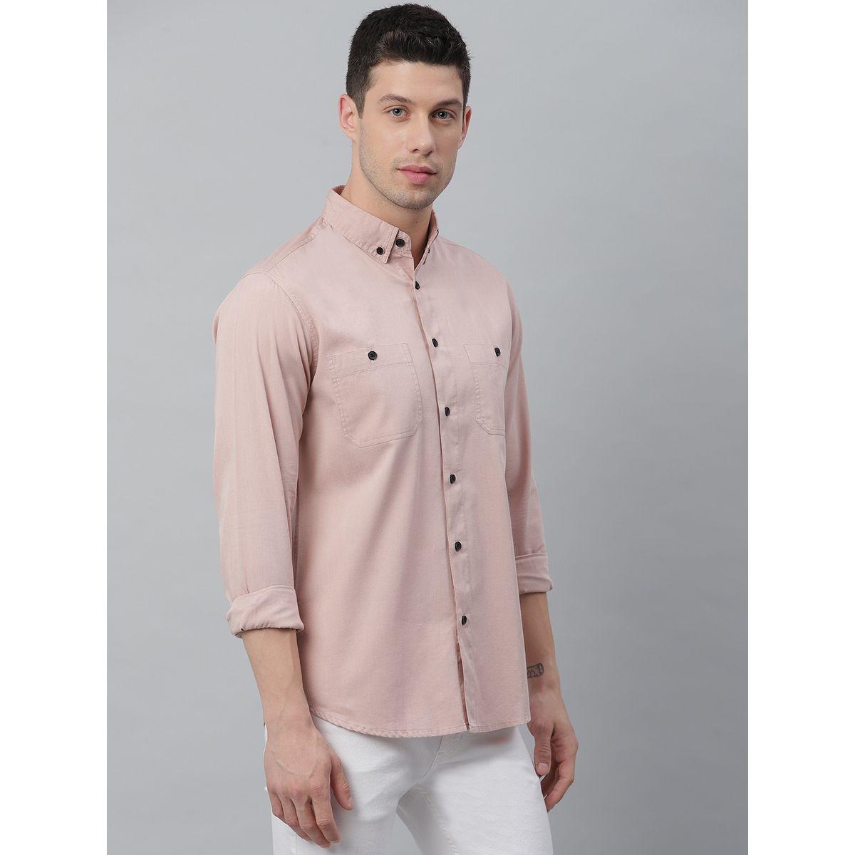 قميص سادة بقصة سليم فت-men-clothing-shirts-image-4