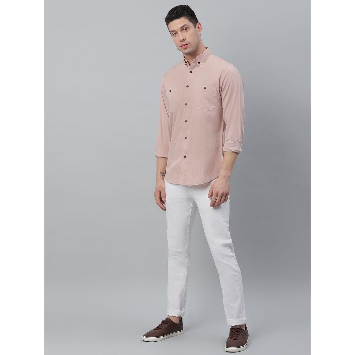 Dennis Lingo Solid Slim Fit Casual Shirt-men-clothing-shirts-image-5