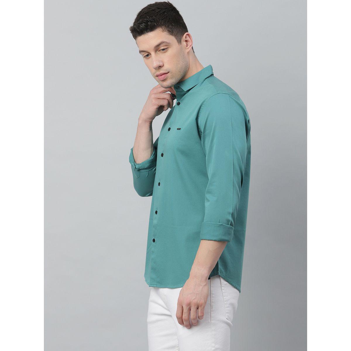 قميص سادة بقصة سليم فت-men-clothing-shirts-image-2