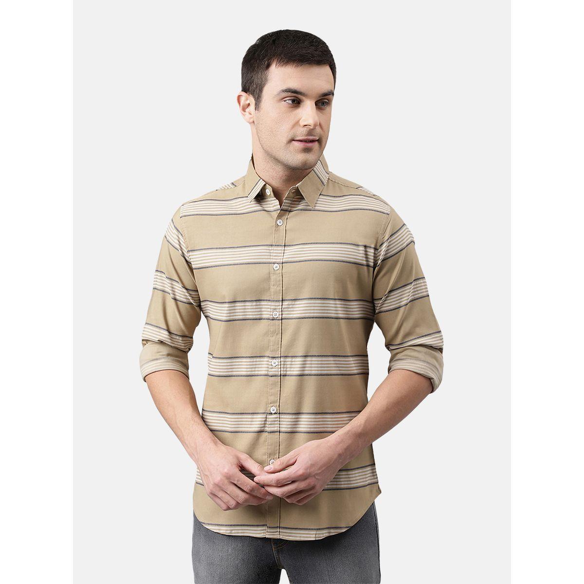 Dennis Lingo X Styli Horizontal Stripe Print Slim Fit Casual Shirt-men-clothing-shirts-image-1