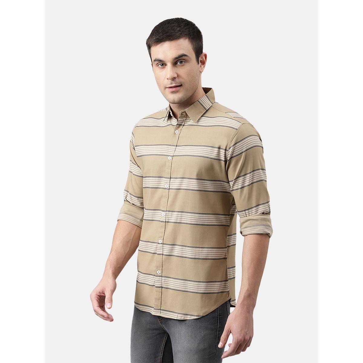 Dennis Lingo X Styli Horizontal Stripe Print Slim Fit Casual Shirt-men-clothing-shirts-image-2