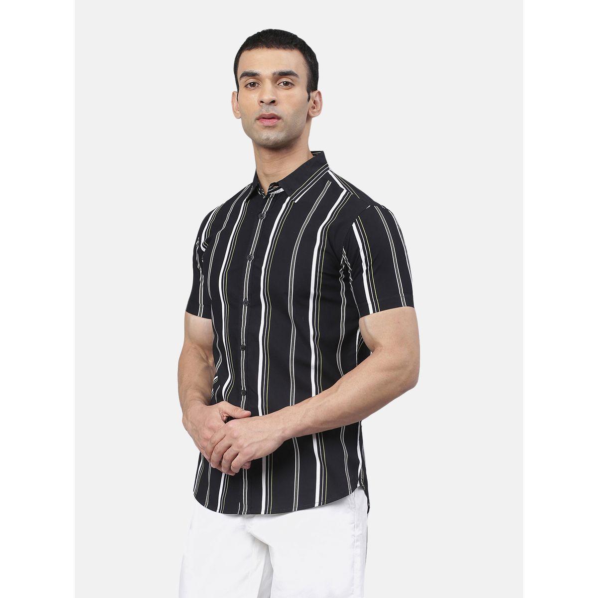 قميص مخطط بقصة سليم فت-men-clothing-shirts-image-2
