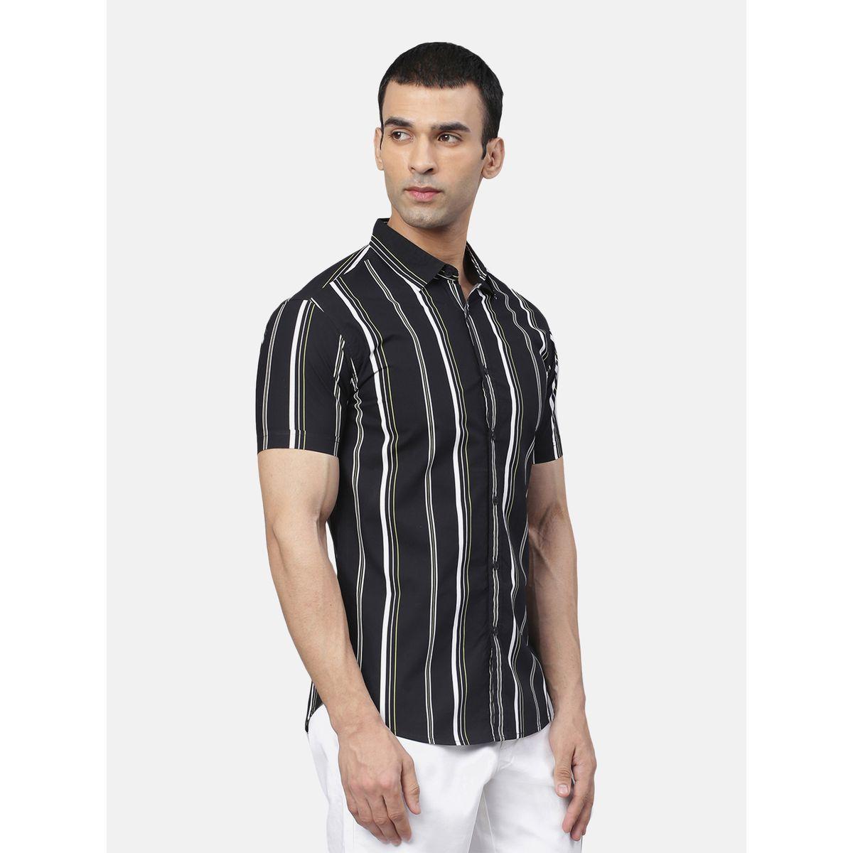 Dennis Lingo Striped Print Slim Fit Casual Shirt-men-clothing-shirts-image-3