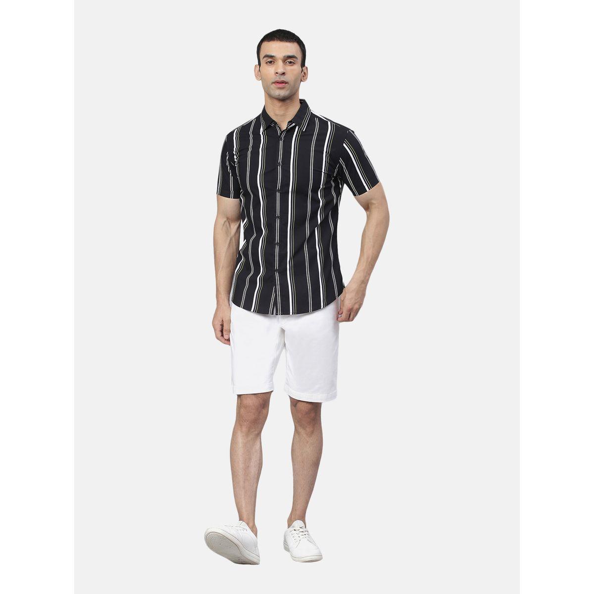 Dennis Lingo Striped Print Slim Fit Casual Shirt-men-clothing-shirts-image-5