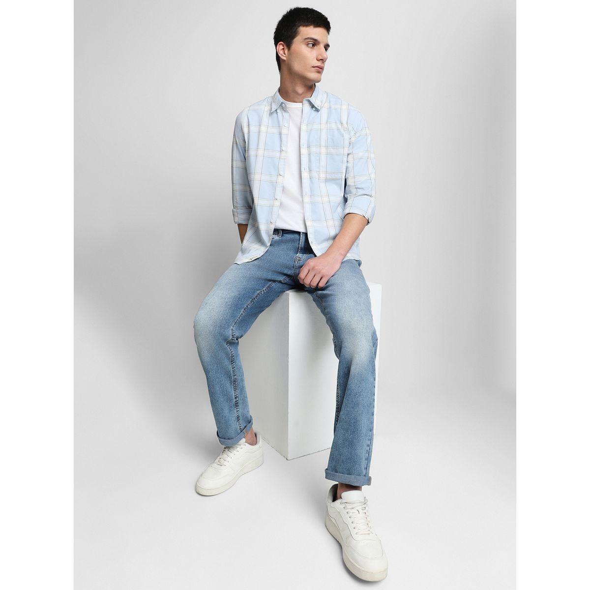 Dennis Lingo Checked Print Regular Fit Casual Shirt-men-clothing-shirts-image-4