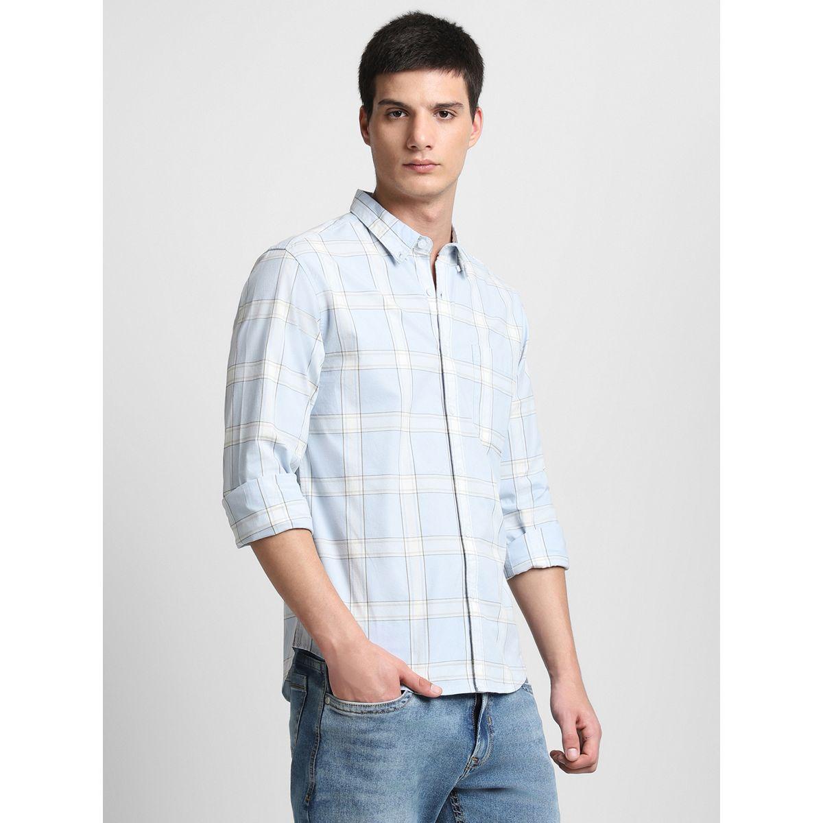 Dennis Lingo Checked Print Regular Fit Casual Shirt-men-clothing-shirts-image-5