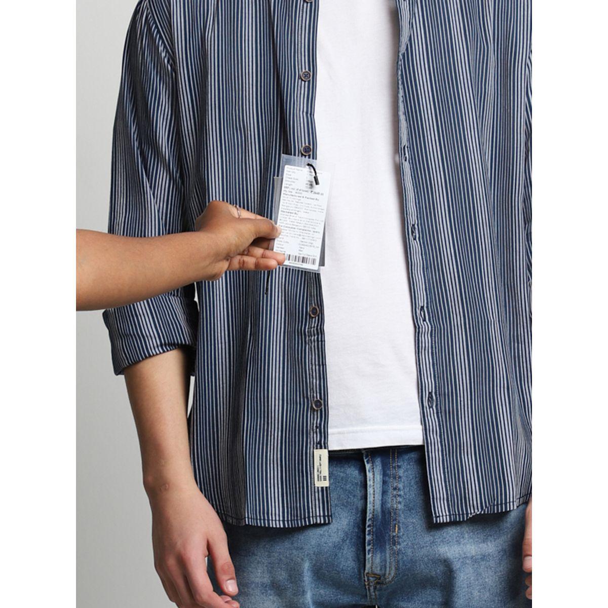 Dennis Lingo Striped Print Regular Fit Casual Shirt-men-clothing-shirts-image-5