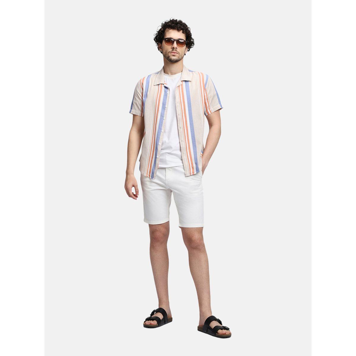 Dennis Lingo Striped Resort Collar Casual Shirt-men-clothing-shirts-image-1