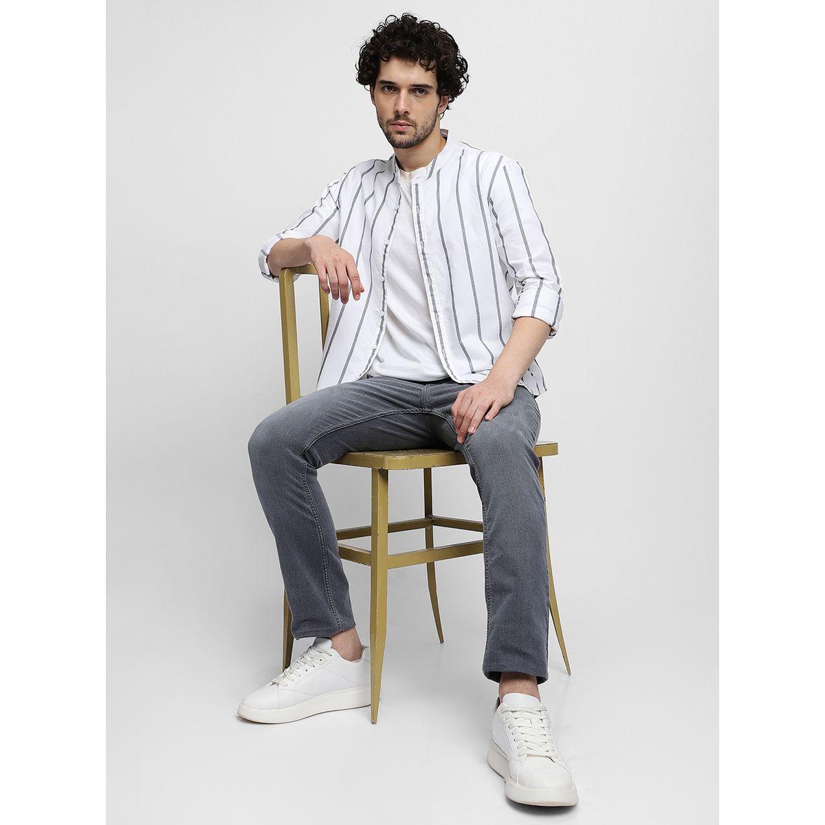 Dennis Lingo X Styli Striped Mandarin Collar Casual Shirt-men-clothing-shirts-image-6