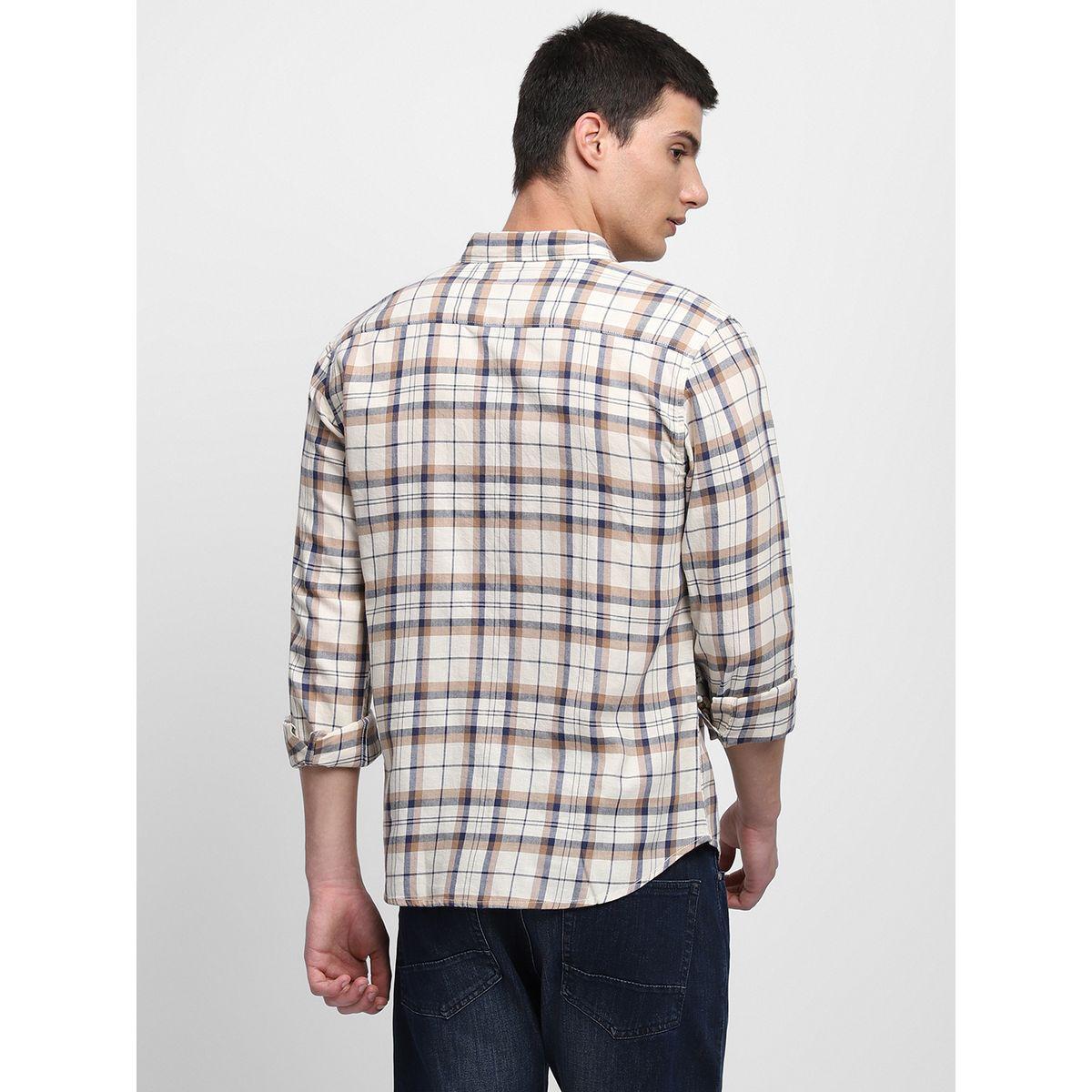 Dennis Lingo Checked Print Regular Fit Casual Shirt-men-clothing-shirts-image-4