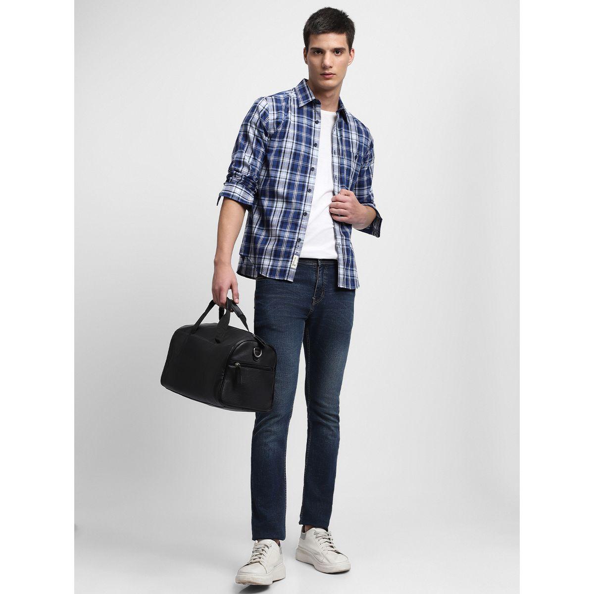 Dennis Lingo Checked Print Regular Fit Casual Shirt-men-clothing-shirts-image-5