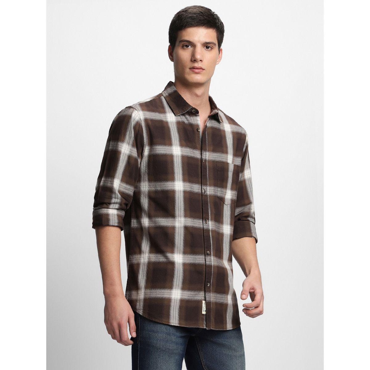 قميص كاروهات بقصة عادية-men-clothing-shirts-image-3