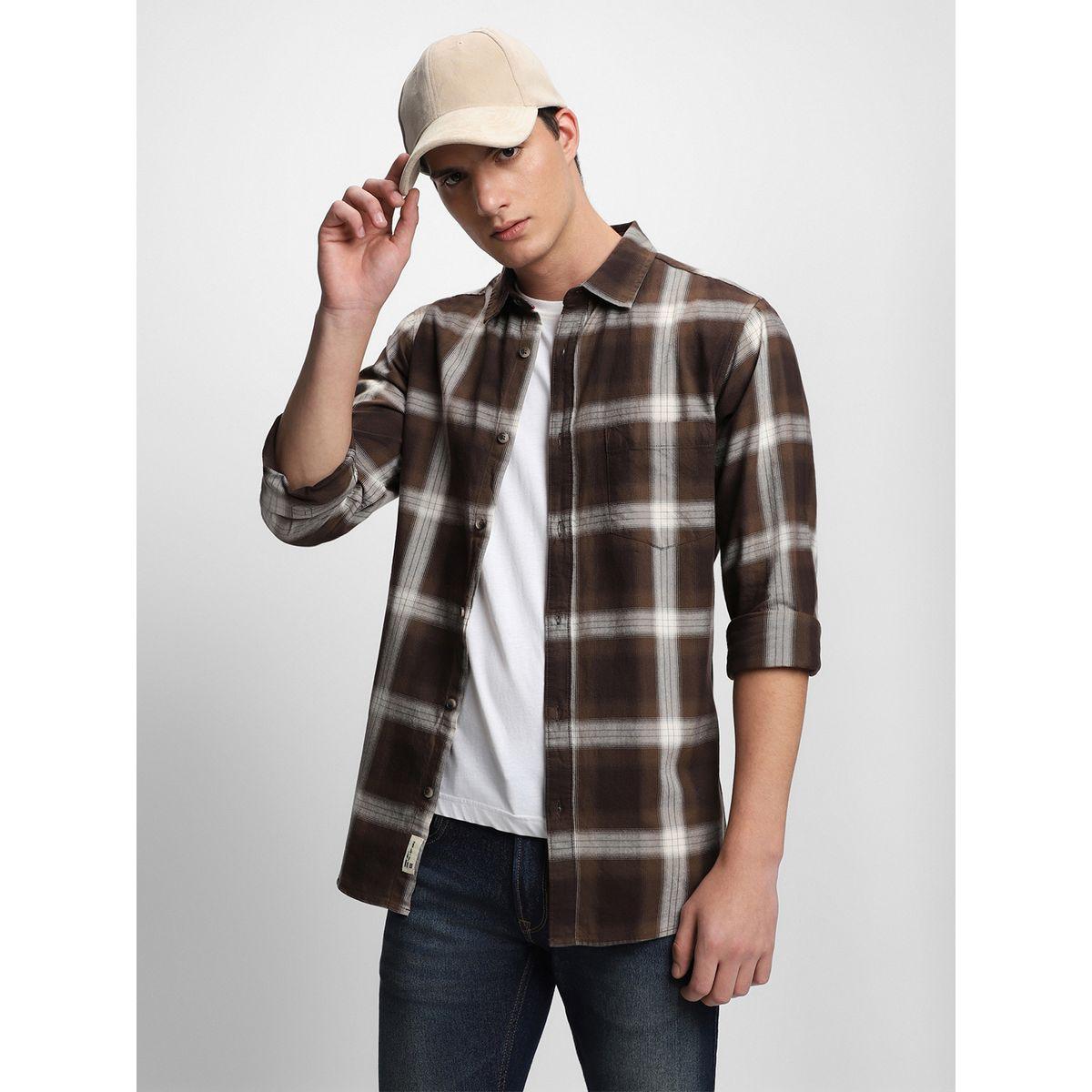 قميص كاروهات بقصة عادية-men-clothing-shirts-image-5