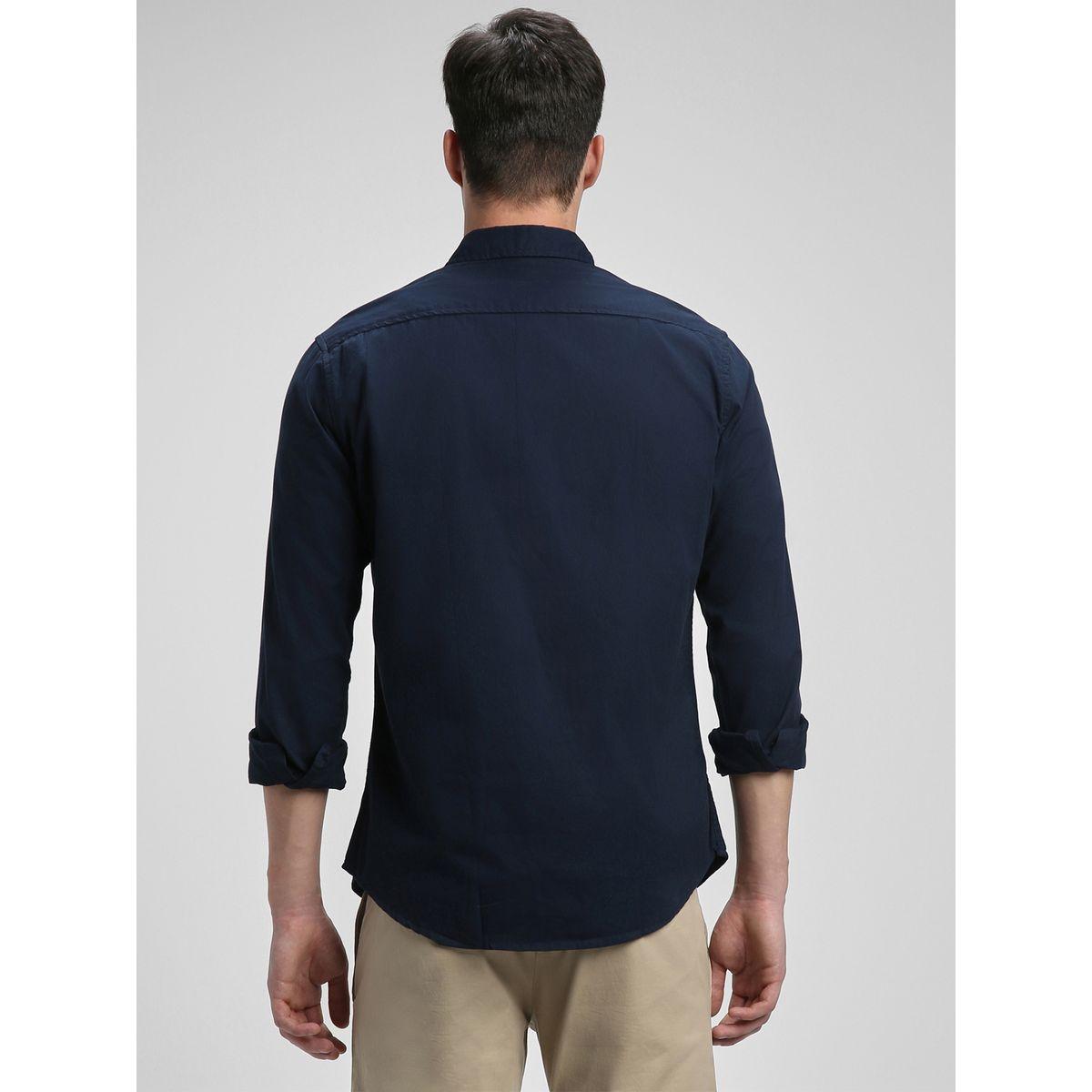 Dennis Lingo Solid Regular Fit Casual Shirt-men-clothing-shirts-image-4