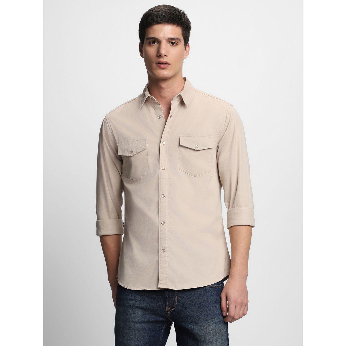 Dennis Lingo Slim Fit Casual Shirt with Flap Pocket-men-clothing-shirts-image-2