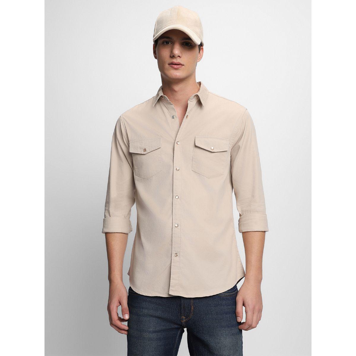 Dennis Lingo Slim Fit Casual Shirt with Flap Pocket-men-clothing-shirts-image-5