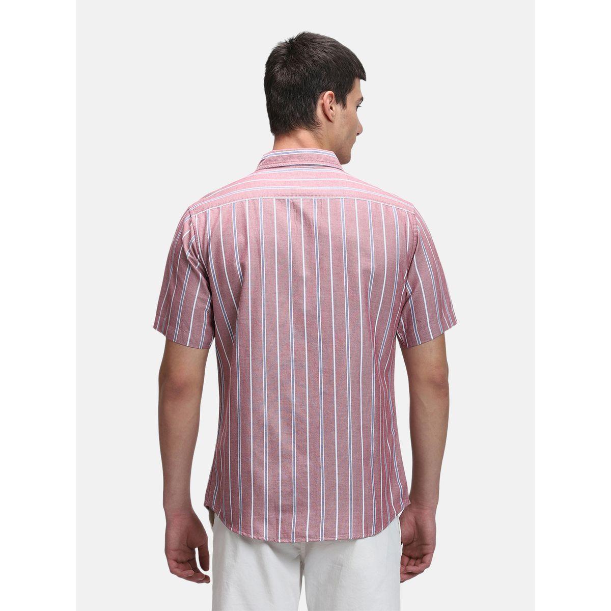 قميص مخطط بقصة عادية-men-clothing-shirts-image-4