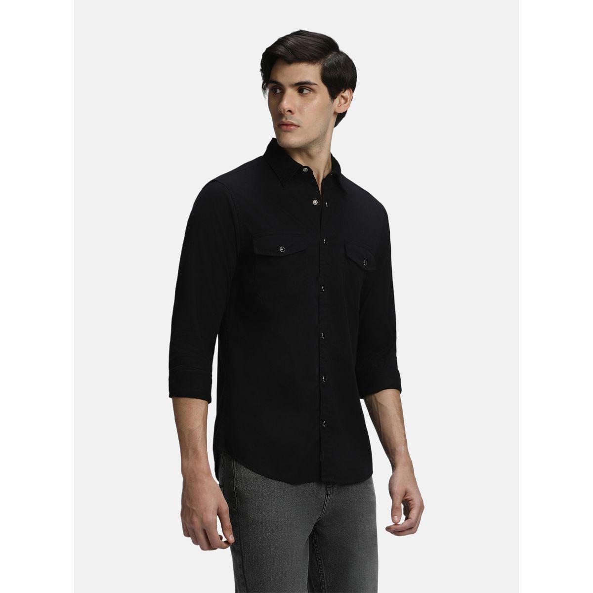 Dennis Lingo Solid Regular Fit Casual Shirt-men-clothing-shirts-image-2