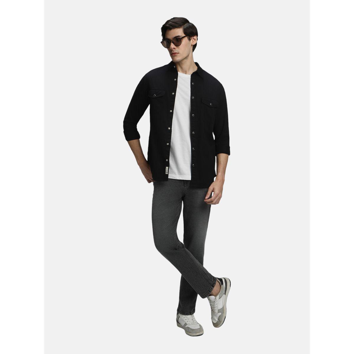 Dennis Lingo Solid Regular Fit Casual Shirt-men-clothing-shirts-image-4