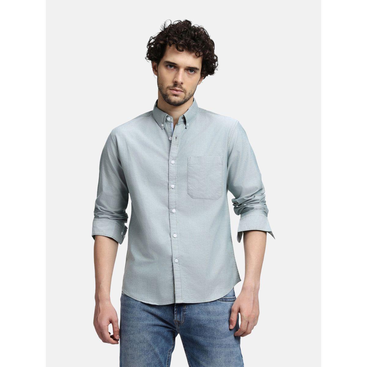 قميص سادة بقصة عادية-men-clothing-shirts-image-5
