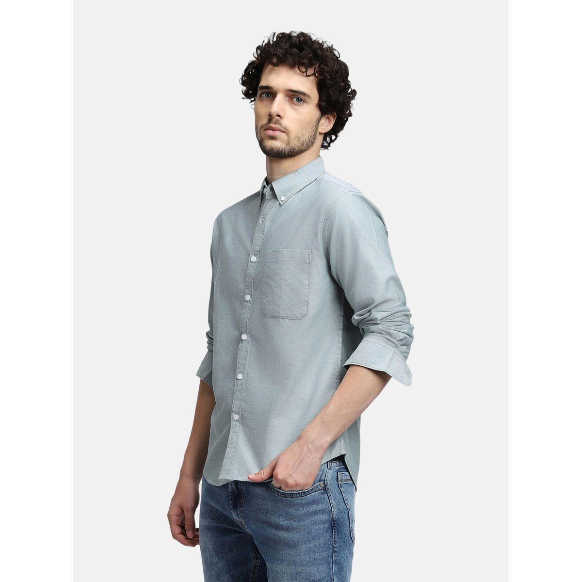 قميص سادة بقصة عادية-men-clothing-shirts-image-3