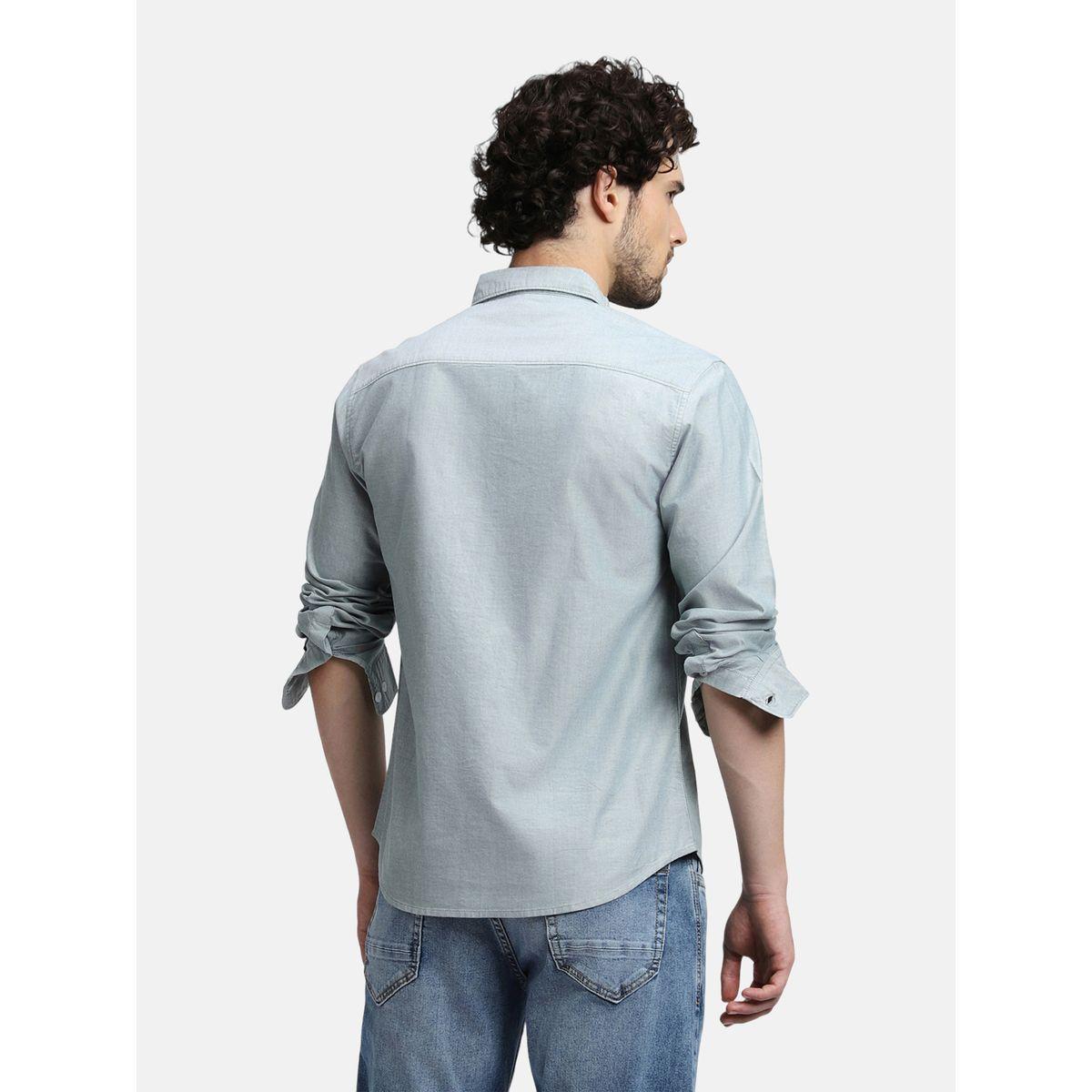Dennis Lingo Solid Regular Fit Casual Shirt-men-clothing-shirts-image-4
