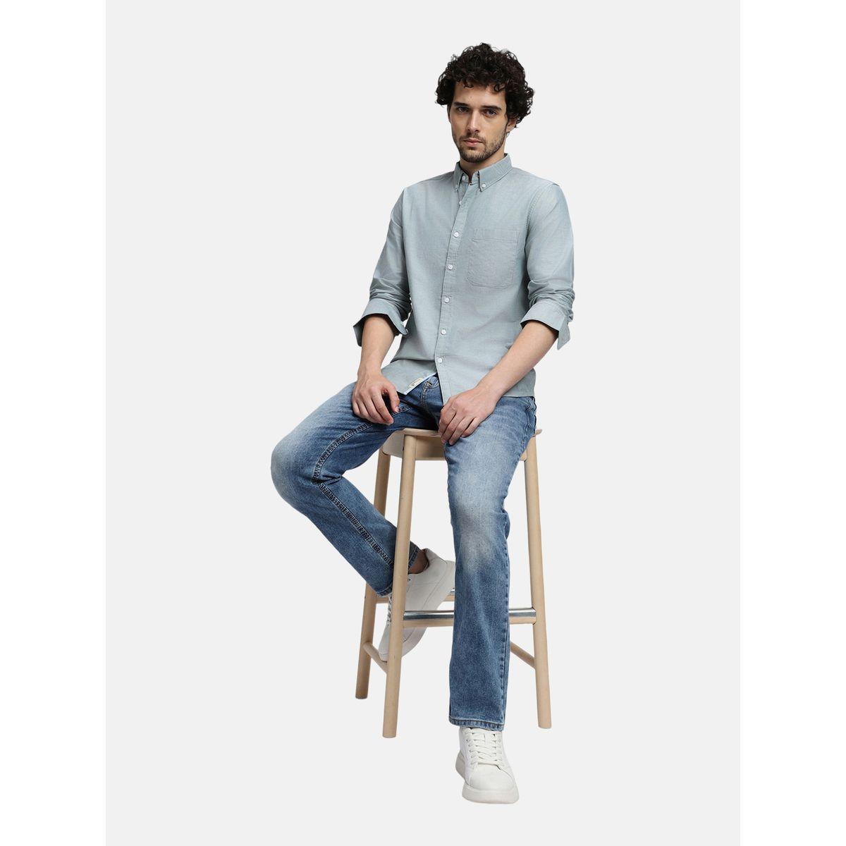 Dennis Lingo Solid Regular Fit Casual Shirt-men-clothing-shirts-image-5