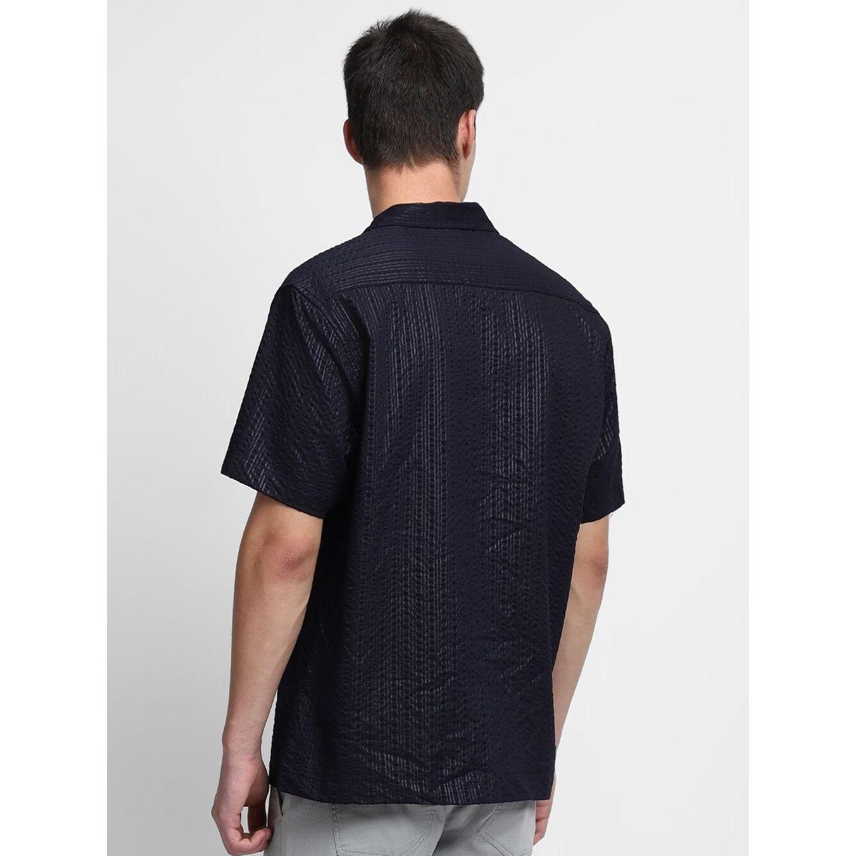 قميص كاجوال بتفاصيل بارزة الملمس دينيس لينجو × ستايلي-men-clothing-shirts-image-3