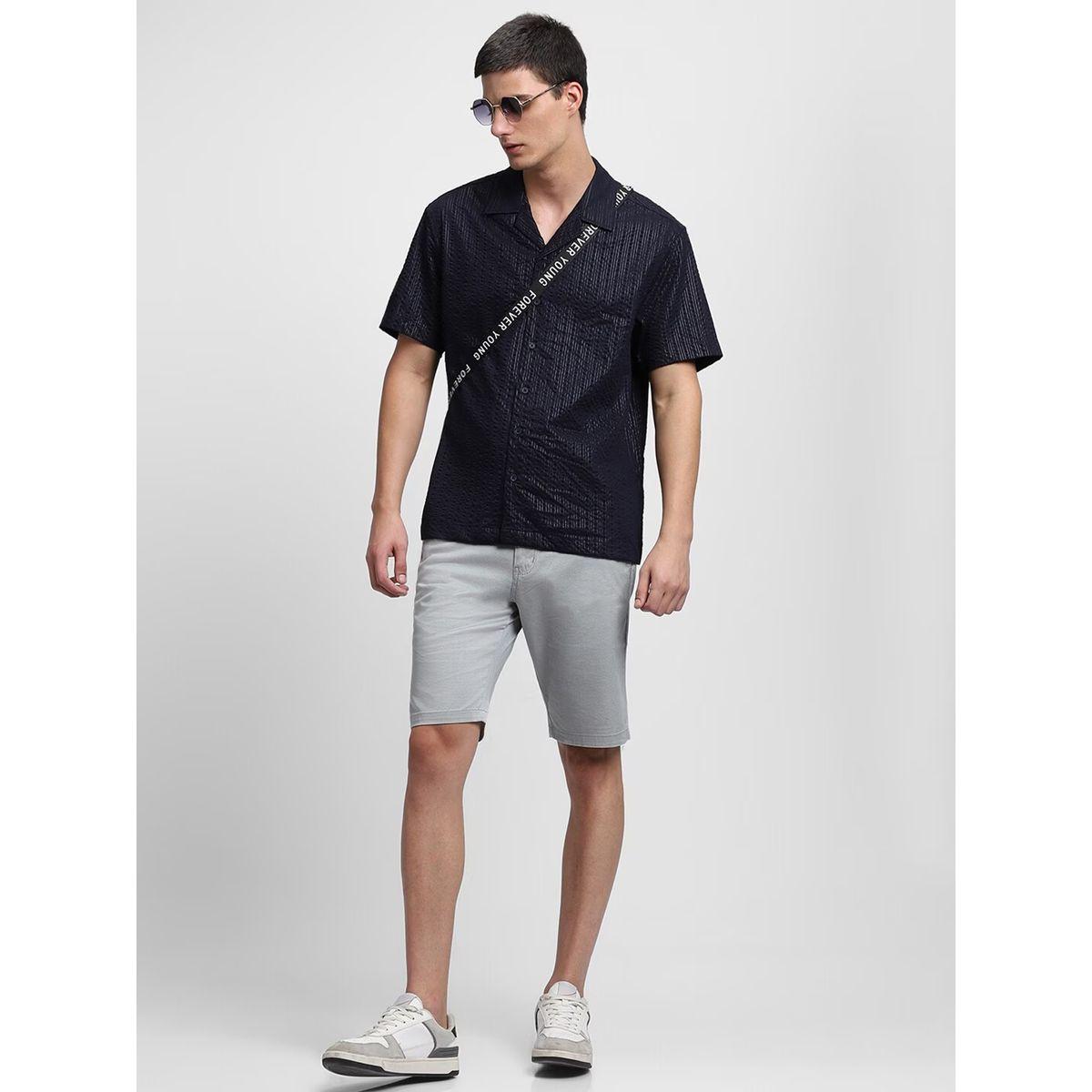 قميص كاجوال بتفاصيل بارزة الملمس دينيس لينجو × ستايلي-men-clothing-shirts-image-5