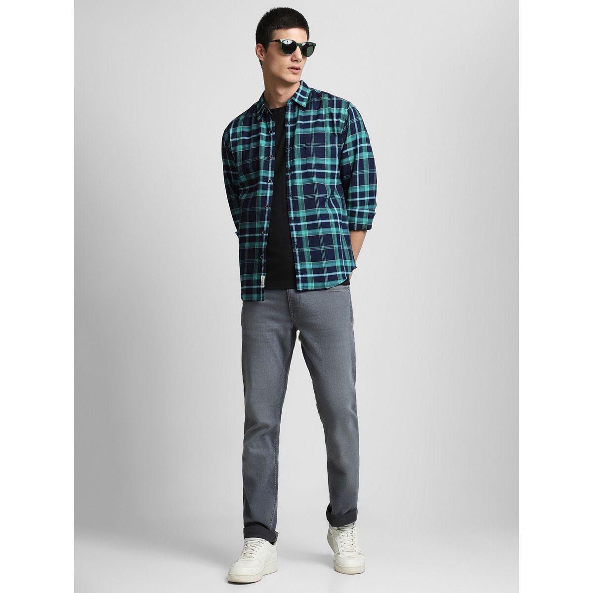 Dennis Lingo Checked Print Regular Fit Casual Shirt-men-clothing-shirts-image-3