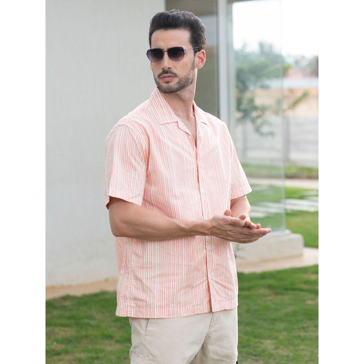 Dennis Lingo Striped Regular Fit Casual Shirt-men-clothing-shirts-image-2
